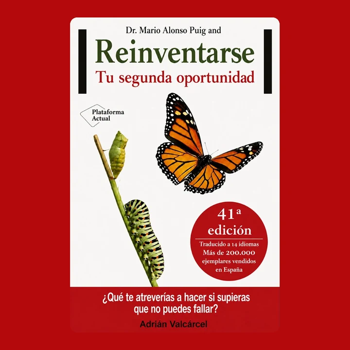 Portada de Mario Alonso Puig and Reinventarse: Una nueva oportunidad para transformar tu vida, de Adrián Valcárcel