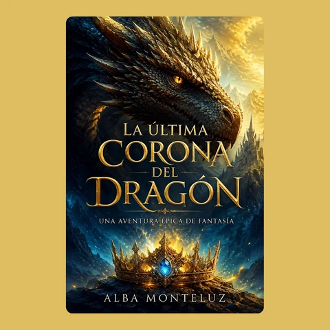 Portada de La Última Corona del Dragón: Una Aventura Épica de Fantasía