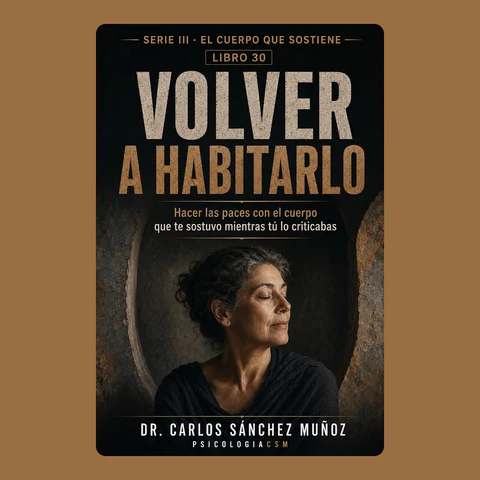 Portada de VOLVER A HABITARLO: Hacer las paces con el cuerpo que te sostuvo mientras tú lo criticabas