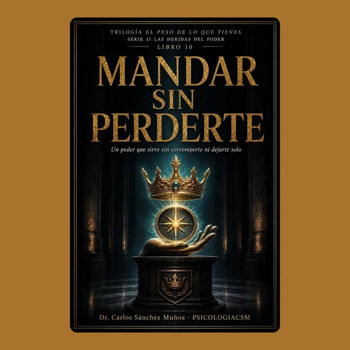 Portada de MANDAR SIN PERDERTE: Un poder que sirve sin corromperte ni dejarte solo, de Dr. Carlos Sánchez Muñoz