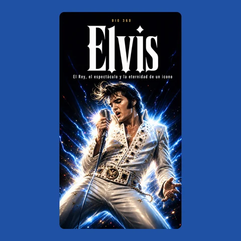 Portada de Elvis Presley. El Rey del Rock and Roll.