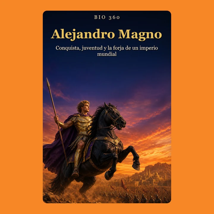 Portada de Alejandro Magno. El Conquistador del Mundo Conocido, de BIO 360
