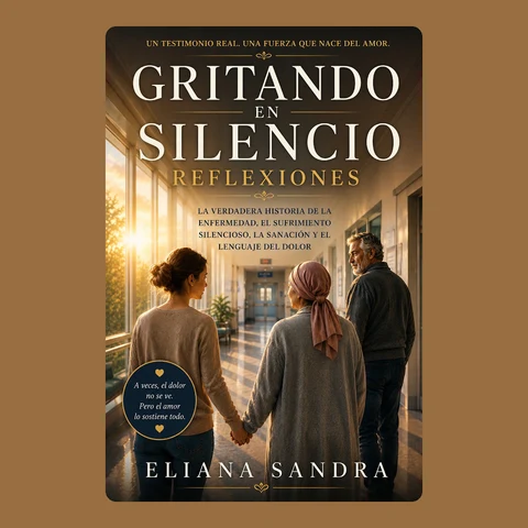 Portada de GRITANDO EN SILENCIO REFLEXIONES: LA VERDADERA HISTORIA DE LA ENFERMEDAD, EL SUFRIMIENTO SILENCIOSO, LA SANACIÓN Y EL LENGUAJE DEL DOLOR