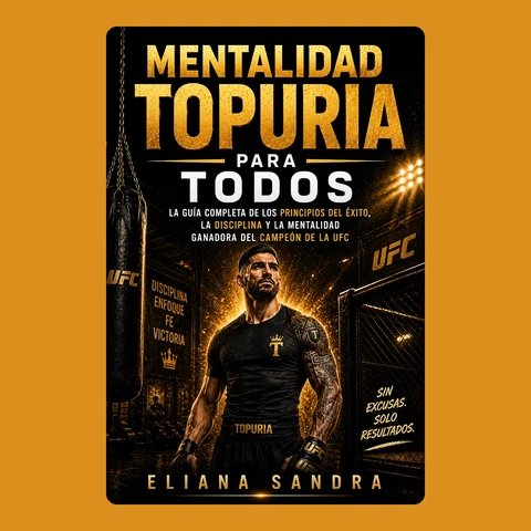 Portada de MENTALIDAD TOPURIA PARA TODOS: LA GUÍA COMPLETA DE LOS PRINCIPIOS DE ÉXITO, LA DISCIPLINA Y LA MENTALIDAD GANADORA DEL CAMPEÓN DE LA UFC