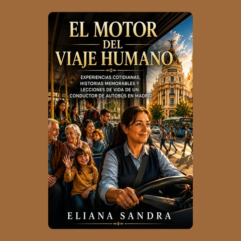 Portada de EL MOTOR DEL VIAJE HUMANO: EXPERIENCIAS COTIDIANAS, HISTORIAS MEMORABLES Y LECCIONES DE VIDA DE UN CONDUCTOR DE AUTOBÚS EN MADRID