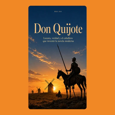 Portada de Don Quijote. El caballero que soñaba demasiado.