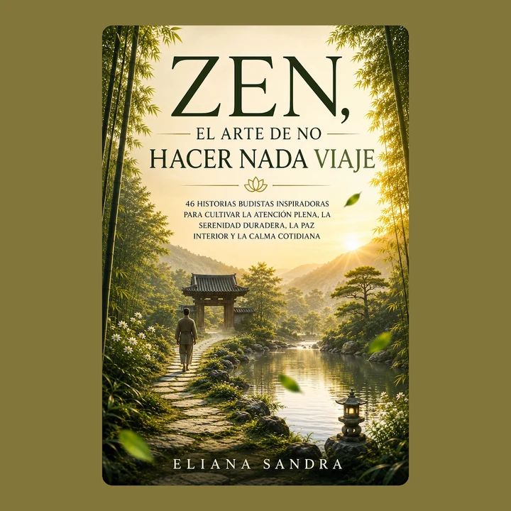 Portada de ZEN, EL ARTE DE NO HACER NADA VIAJE: 46 HISTORIAS BUDISTAS INSPIRADORAS PARA CULTIVAR LA ATENCIÓN PLENA, LA SERENIDAD DURADERA, LA PAZ INTERIOR Y LA CALMA COTIDIANA, de ELIANA SANDRA