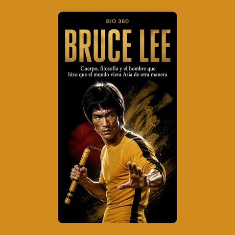 Portada de Bruce Lee. El Hombre que se Convirtió en Leyenda