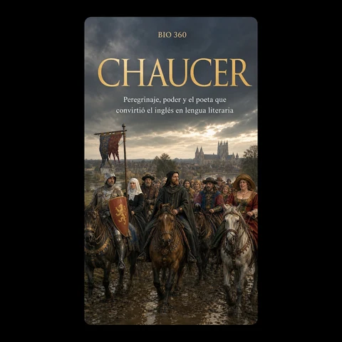 Portada de Geoffrey Chaucer. El padre de la literatura inglesa y los peregrinos que nunca llegaron