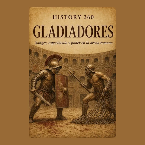 Portada de Los gladiadores. Sangre, espectáculo y poder en la arena romana