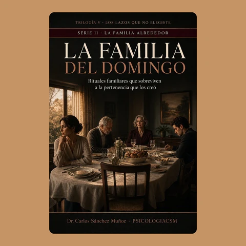 Portada de LA FAMILIA DEL DOMINGO: Rituales familiares que sobreviven a la pertenencia que los creó