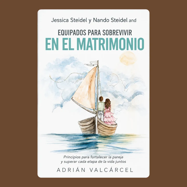 Portada de Jessica Steidel y Nando Steidel and Equipados para sobrevivir en el matrimonio: Principios para fortalecer la pareja y superar cada etapa de la vida juntos, de Adrián Valcárcel