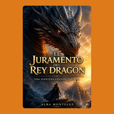 Portada de El Juramento del Rey Dragón: Una Aventura Épica de Fantasía