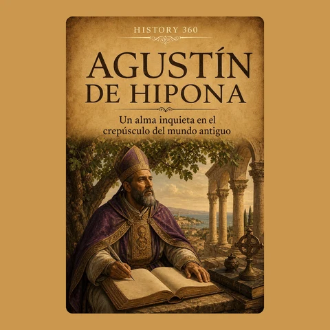 Portada de Agustín de Hipona — Un alma inquieta en el crepúsculo del mundo antiguo