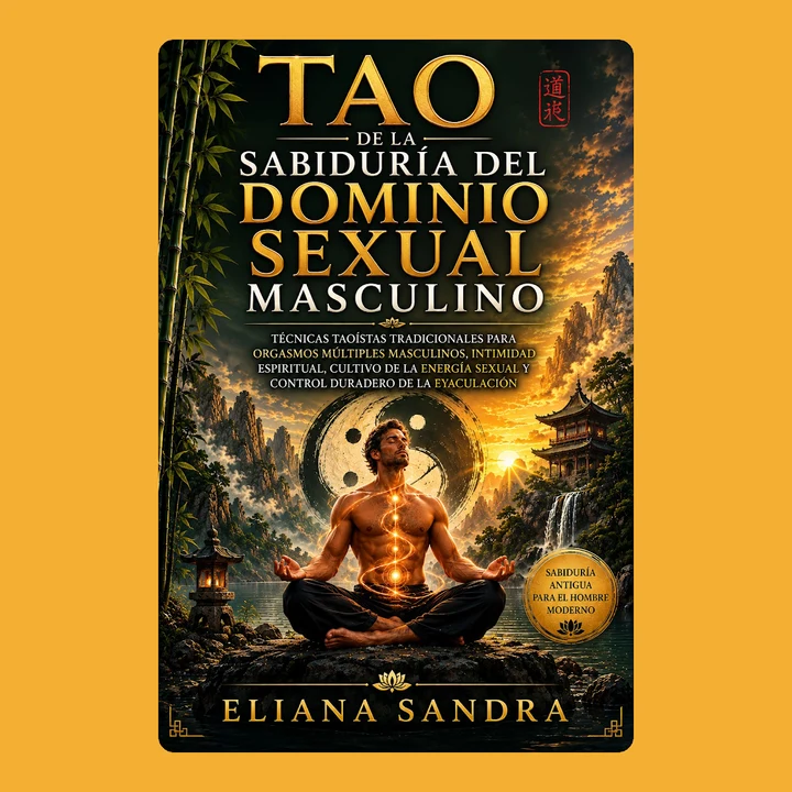 Portada de TAO DE LA SABIDURÍA DEL DOMINIO SEXUAL MASCULINO: TÉCNICAS TAOÍSTAS TRADICIONALES PARA ORGASMOS MÚLTIPLES MASCULINOS, INTIMIDAD ESPIRITUAL, CULTIVO DE LA ENERGÍA SEXUAL Y CONTROL DURADERO DE LA EYACULACIÓN, de ELIANA SANDRA