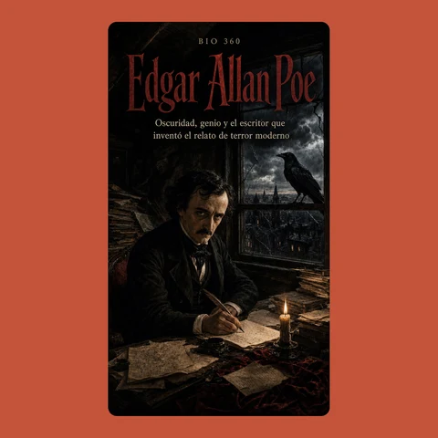 Portada de Edgar Allan Poe. El maestro de lo macabro y el padre del terror moderno.