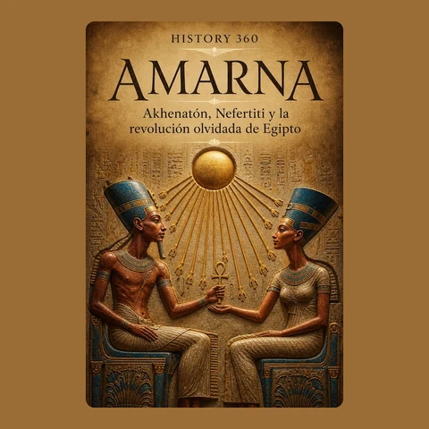 Portada de Amarna — Akenatón, Nefertiti y la revolución olvidada de Egipto