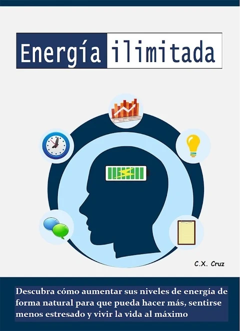 Portada de Energía ilimitada: Descubra cómo aumentar sus niveles de energía de forma natural para que pueda hacer más, sentirse menos estresado y vivir la vida al máximo