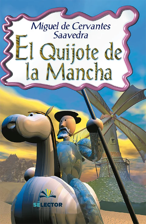 Portada de El Quijote de la Mancha