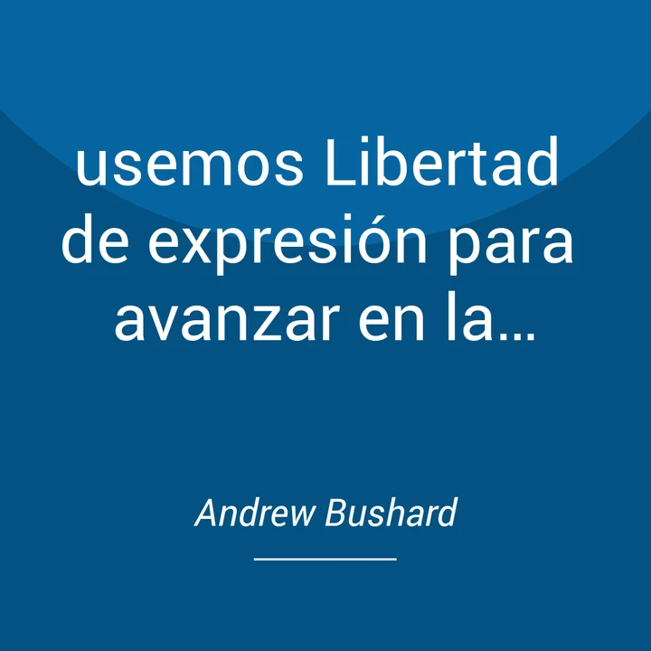 Portada de usemos Libertad de expresión para avanzar en la desescolarización y la desescolarización, de Andrew Bushard