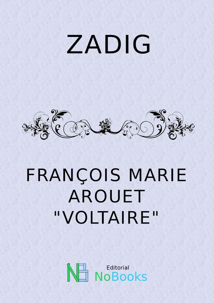 Portada de Zadig, de Voltaire