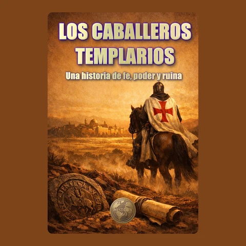 Portada de LOS CABALLEROS TEMPLARIOS: Una historia de fe, poder y ruina