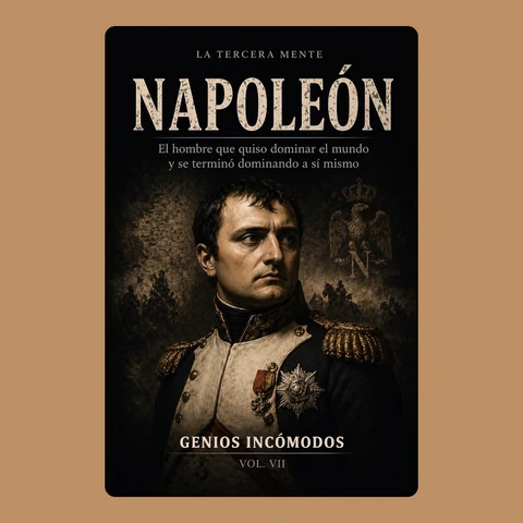 Portada de NAPOLEON BONAPARTE: El hombre que quiso dominar el mundo y se terminó dominando a si mismo: GENIOS INCÓMODOS — REINTERPRETADOS EN EL SIGLO XXI. Volumen I