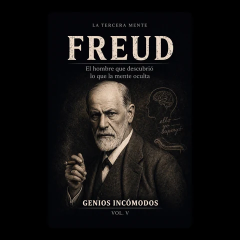 Portada de SIGMUND FREUD: El hombre que descubrió lo que no quieres ver: Genios Incómodos — Reinterpretados en el Siglo XXI. Volumen V