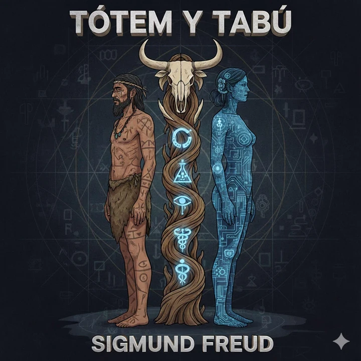 Portada de Tótem y tabú, de Sigmund Freud