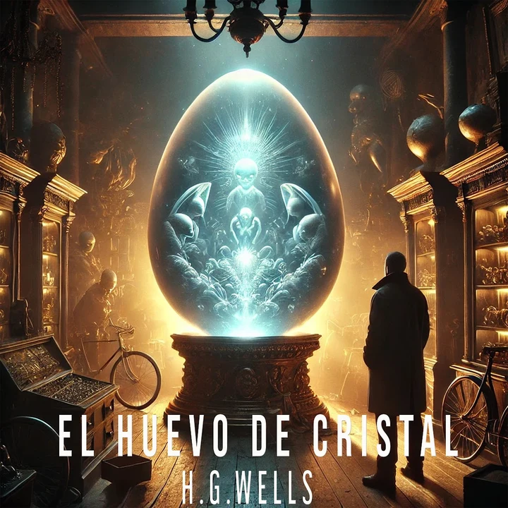 Portada de El huevo de cristal, de H.G.Wells