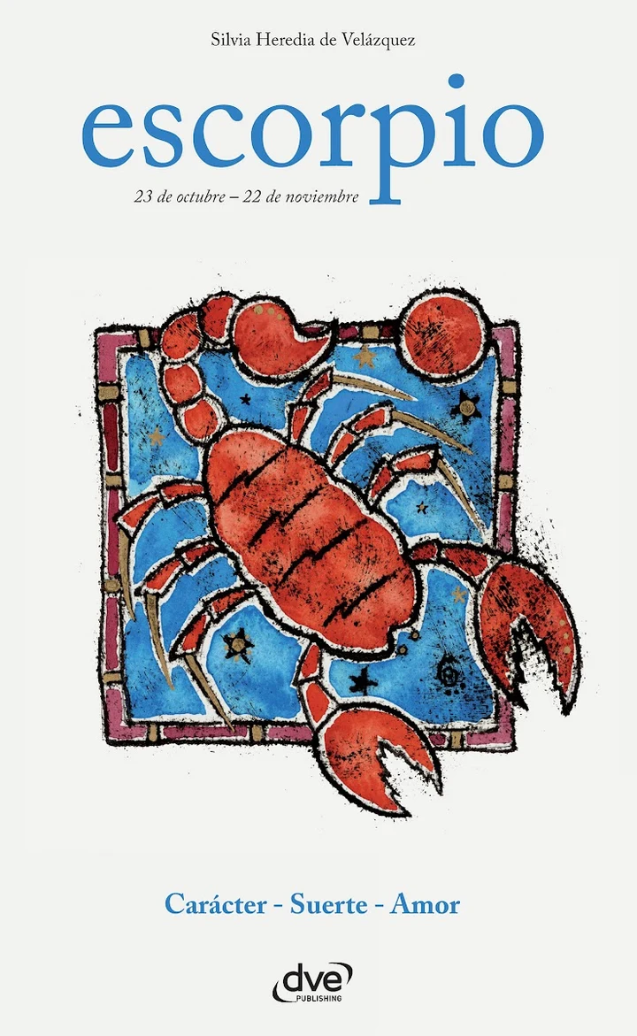 Portada de Escorpio, de Silvia Heredia de Velázquez