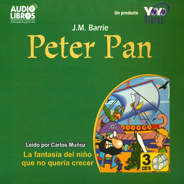 Portada de Peter Pan (latino), de J.M. Barrie