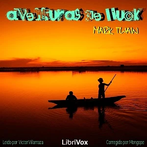 Portada de Aventuras de Huck, de Mark Twain