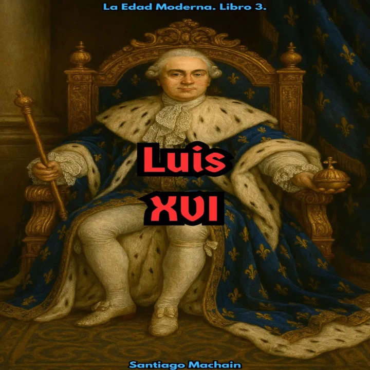 Portada de Luis XVI, de Santiago Machain