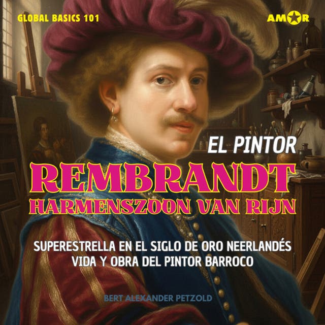 Portada de El pintor Rembrandt Harmenszoon van Rijn - Superestrella en el Siglo de Oro neerlandés - Vida y obra del pintor barroco - Global Basics 101 - Tu serie para el saber moderno, Folge 1 (completo), de Bert Alexander Petzold