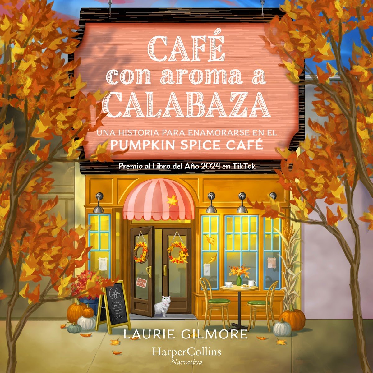 Portada de Café con aroma a calabaza